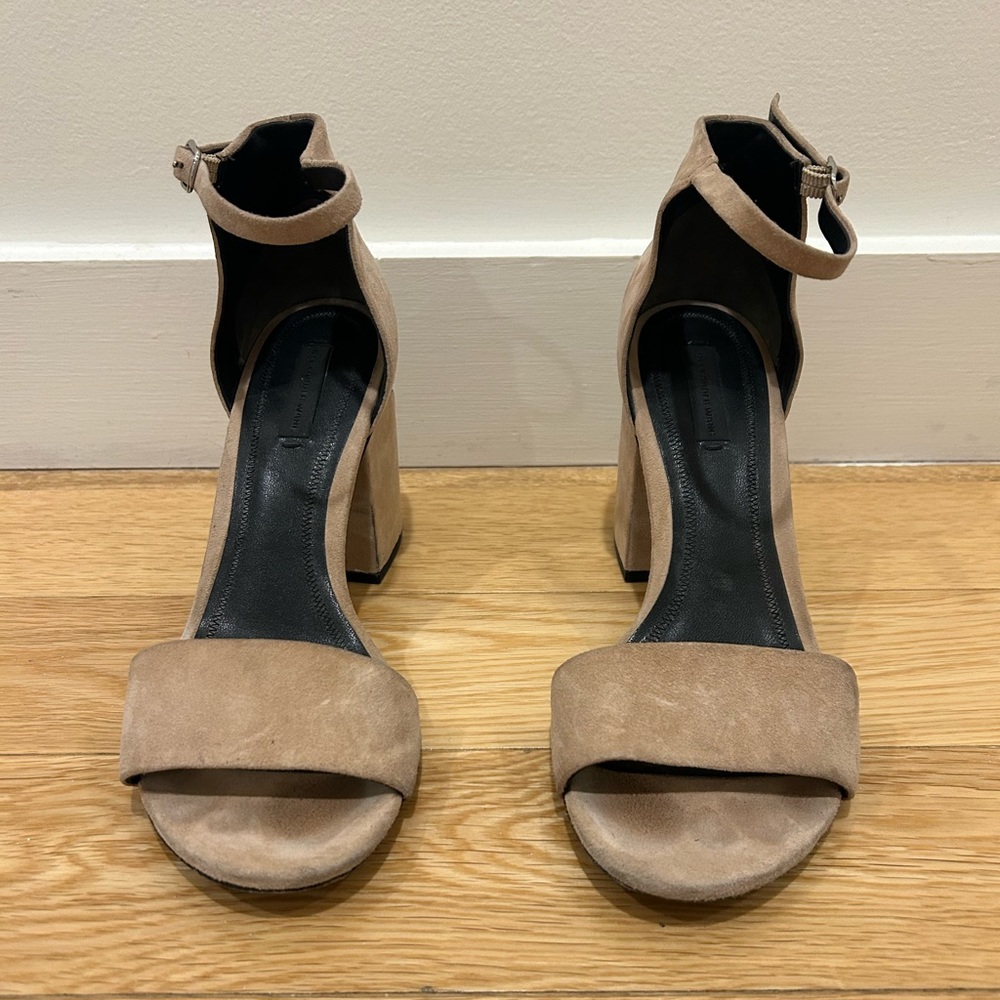 Alexander Wang Abby suede sandal sz 39.5